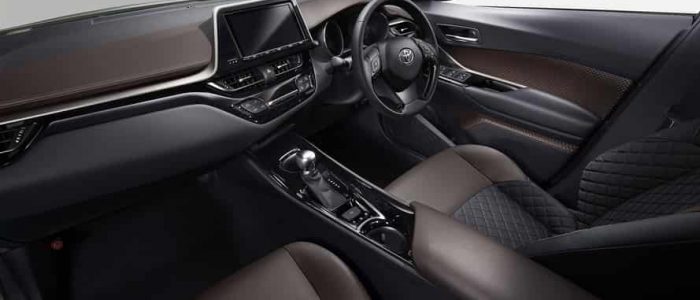 Toyota C-HR interior dashboard