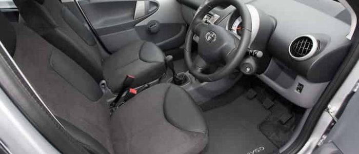 Toyota aygo interior seats