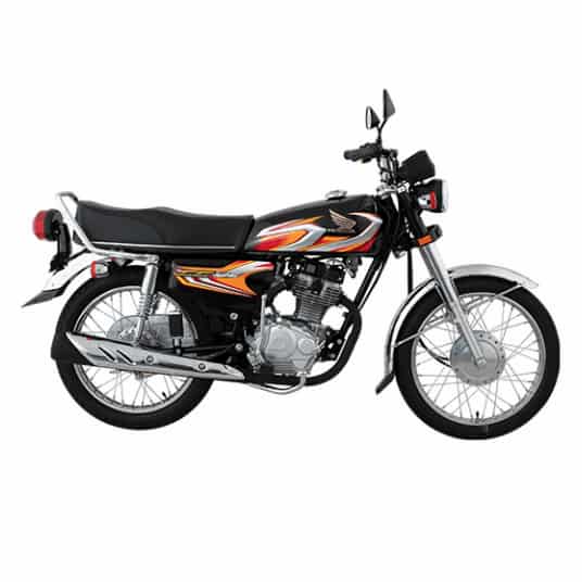 Black Honda 125cc Price in Pakistan