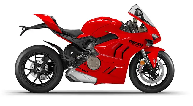 Ducati Panigale V4 Red side view
